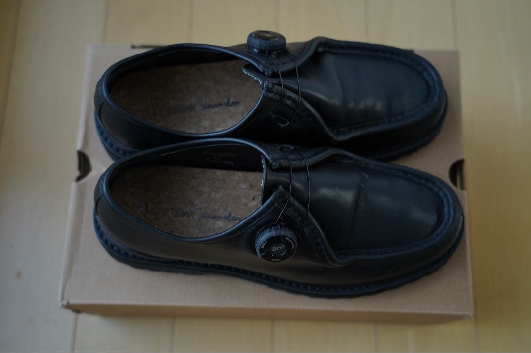 【43】PG Steven Alan KNOCK black leather