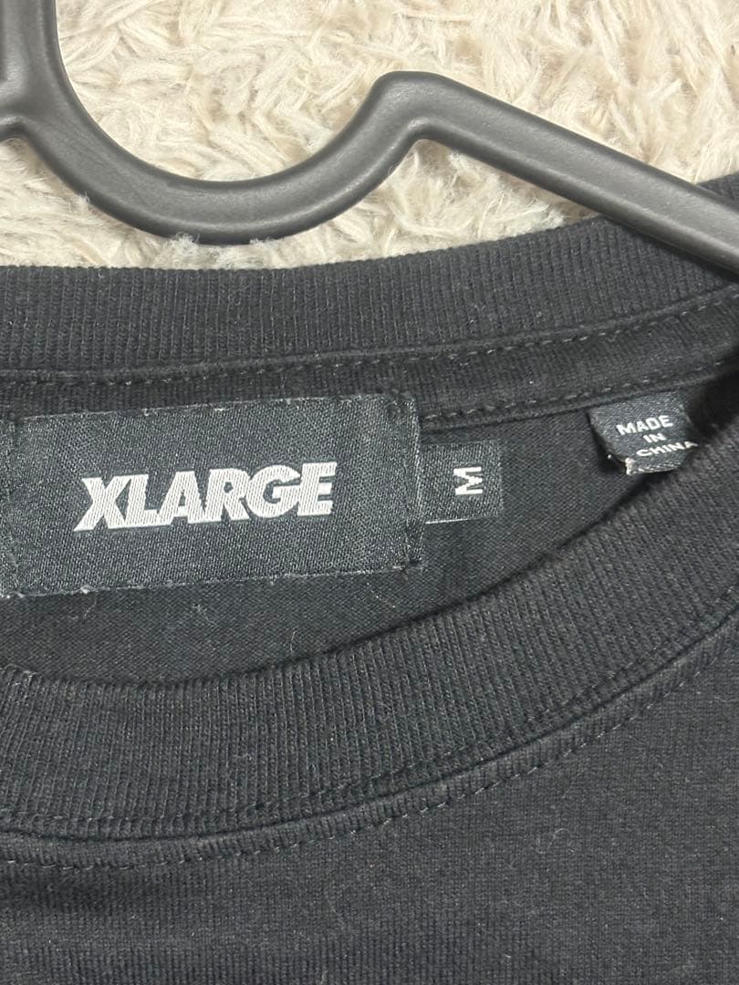 LEXコラボXLARGE ブラック 長袖 ロンT メンズ