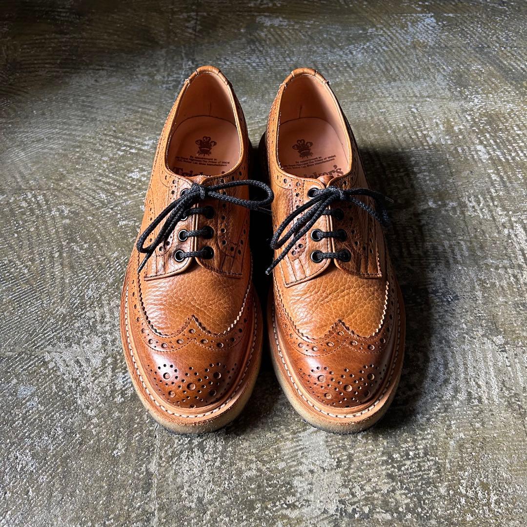 Trickers トリッカーズ ウィングチップ ローカット　サイズUK7