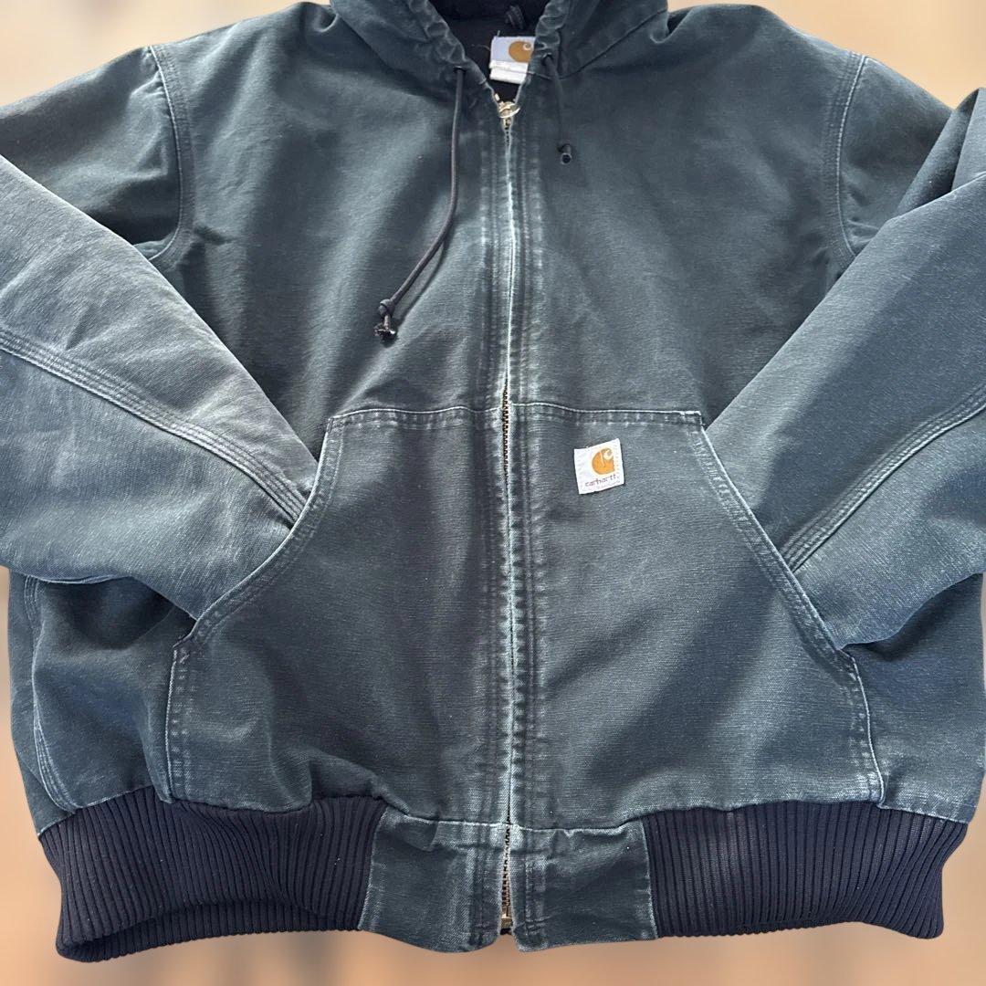 Carhartt 鬼ブラックフェード　アクティブジャケット　Lサイズ