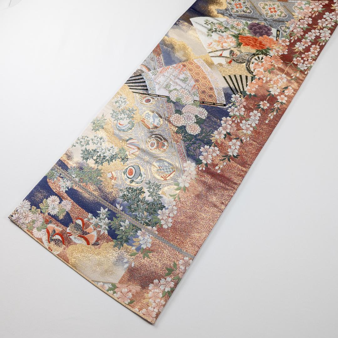 sarasa R7SK1330 振袖+帯 2点セット 花 華やか 六通柄