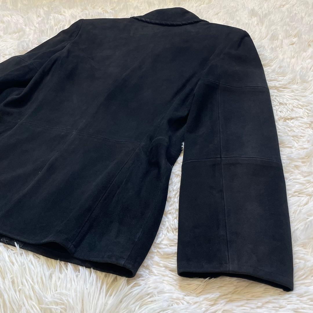 BURBERRY LONDON 羊革 スエード ジャケット ノバチェック 40