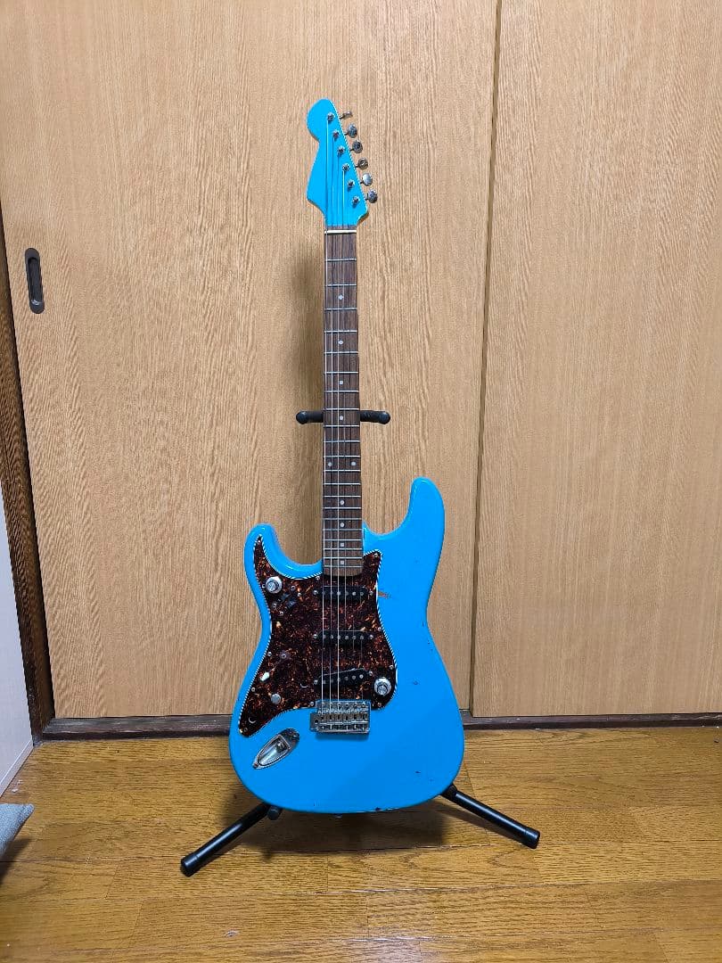【モディファイ品】TOKAIネック仕様 ストラトタイプ レフティ→右用改造
