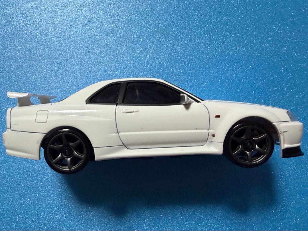 京商 ミニッツAWD ジャイロ/OP付 R34スカイラインGT-R レディセット