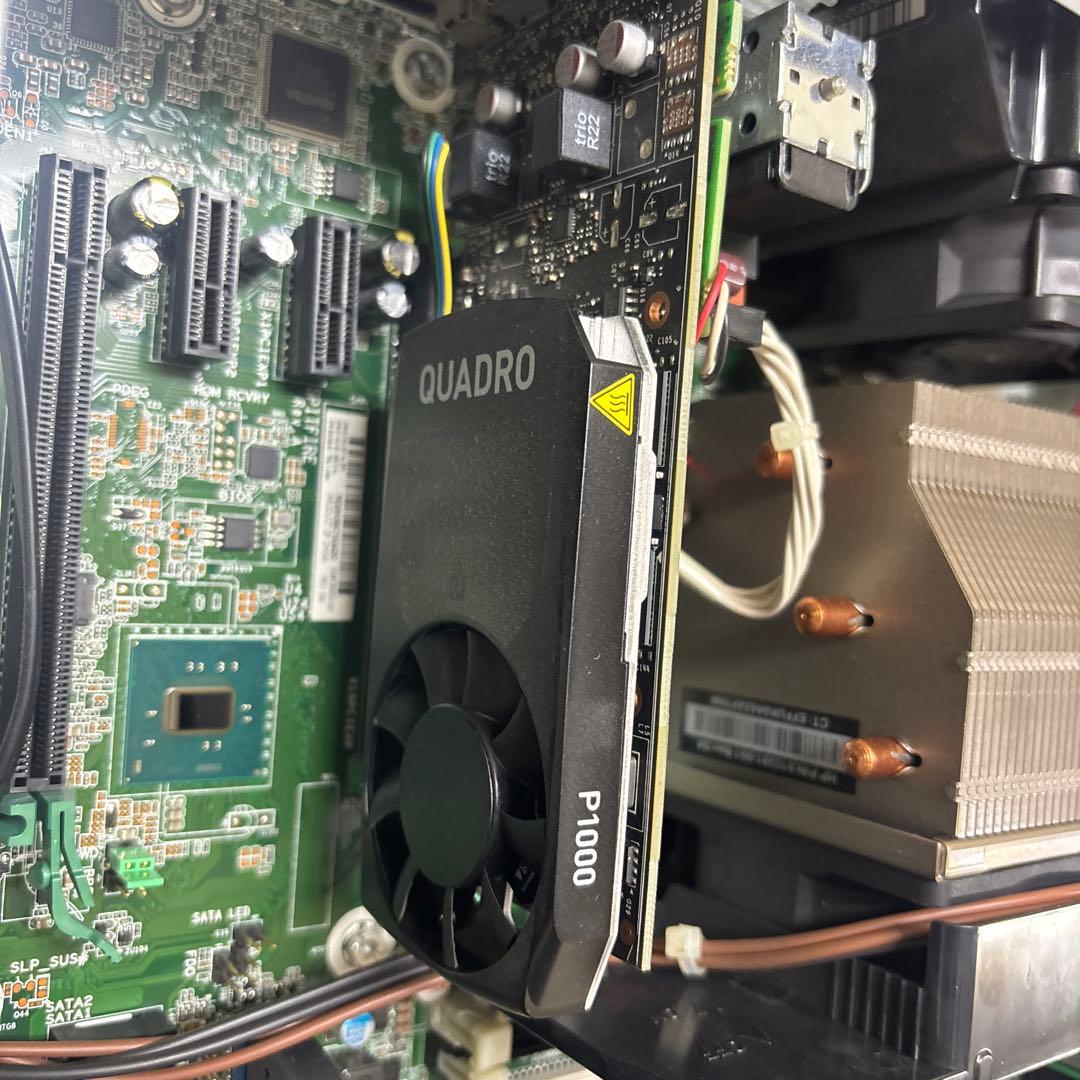 HP Z240 SFF Workstation Quadro P1000搭載