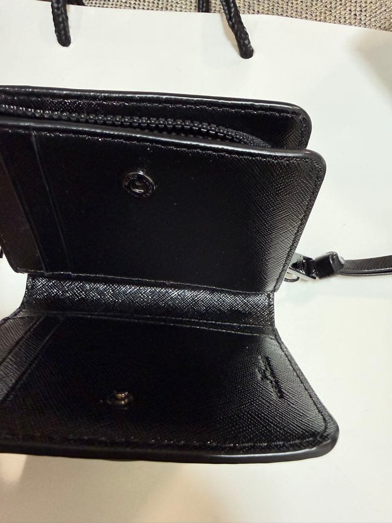 MARC JACOBS ブラック 二つ折り財布