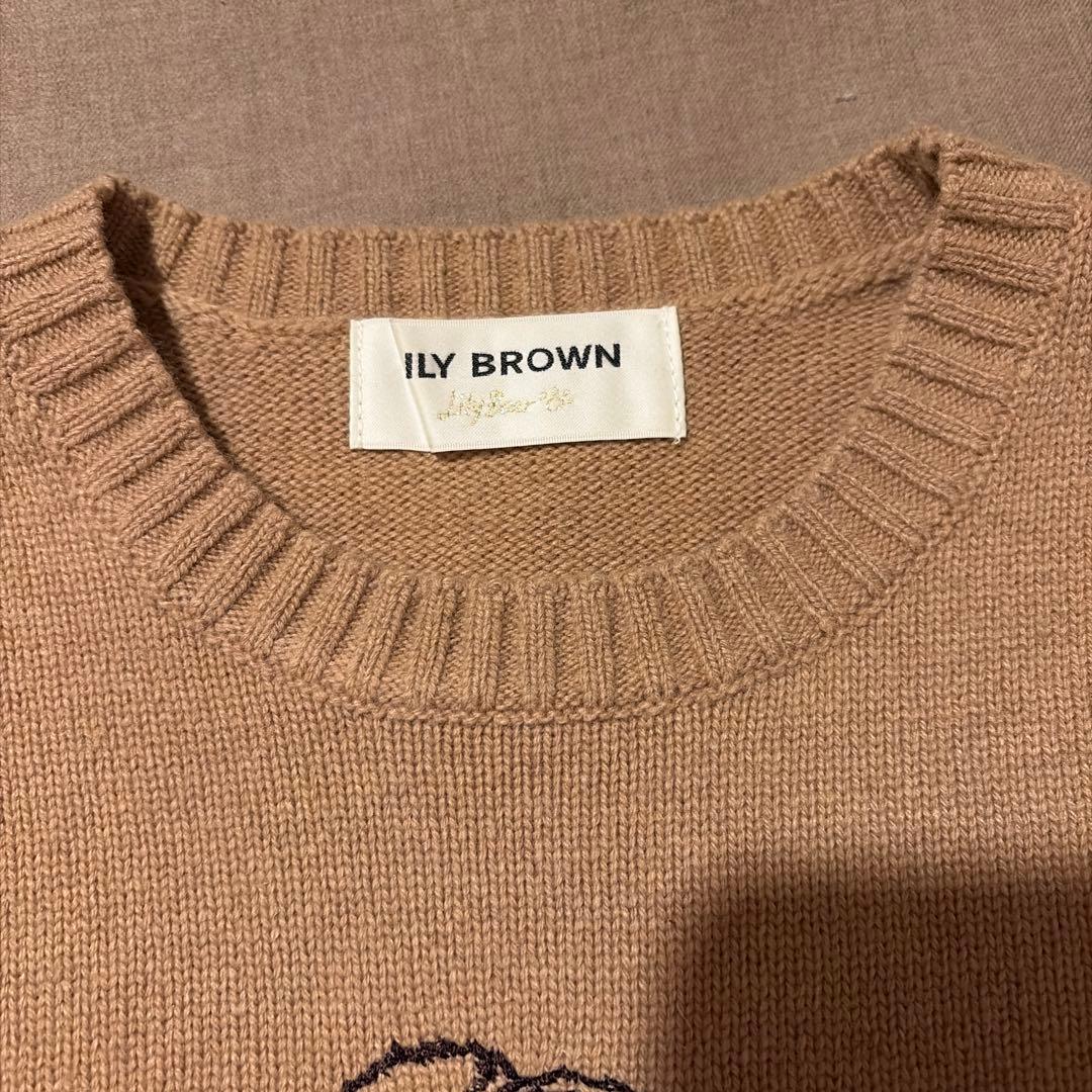 lily brown ニット　未使用