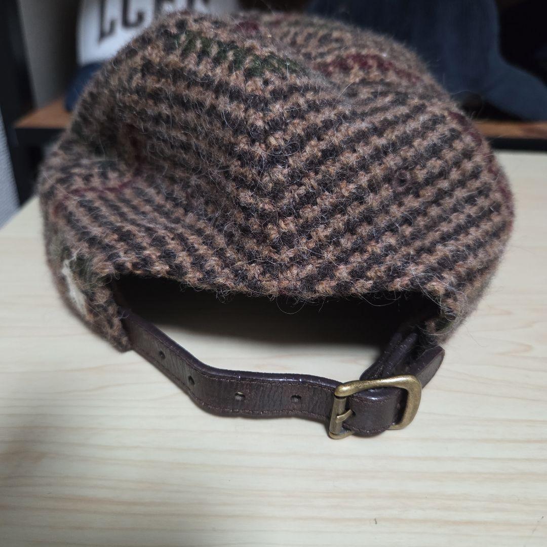 完売品 ポロ ラルフ ローレン TWEED CAP チェック柄　ウール