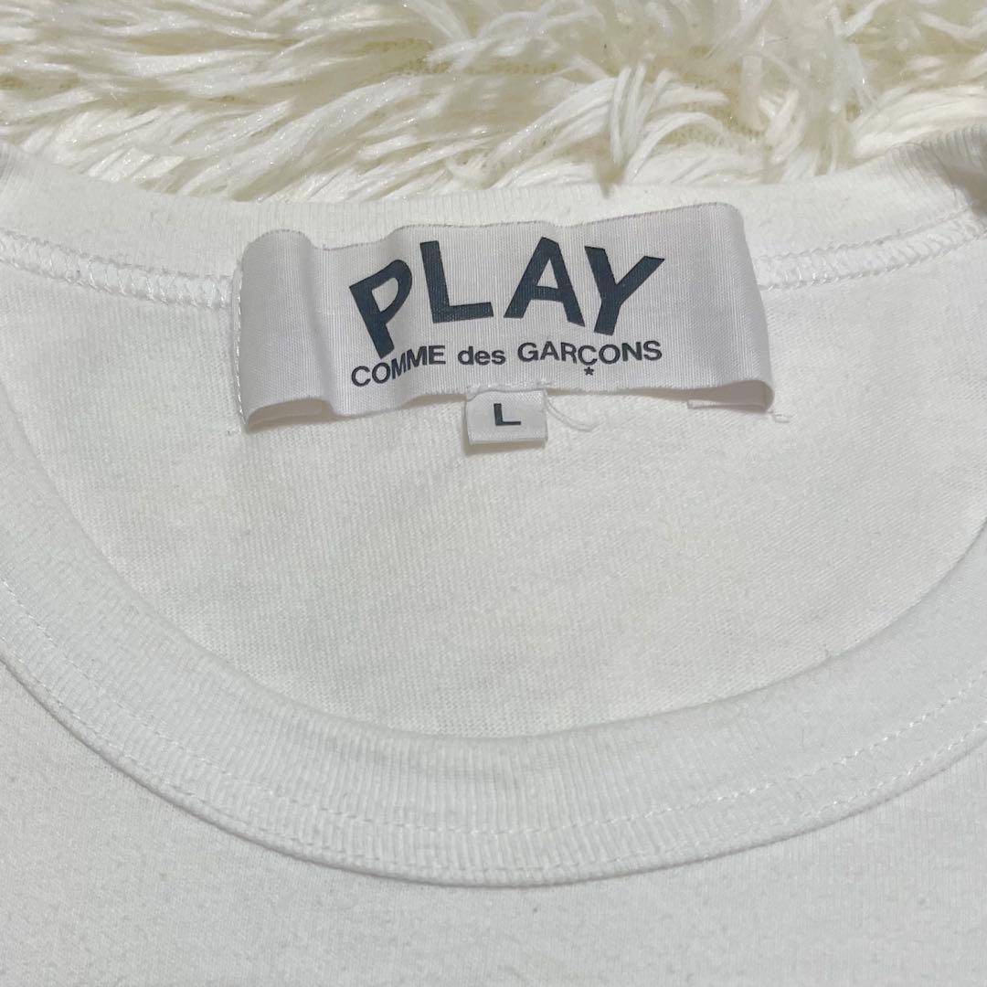 美品✨プレイコムデギャルソン x ザ ノース フェイス Tシャツ　ハートロゴ　L
