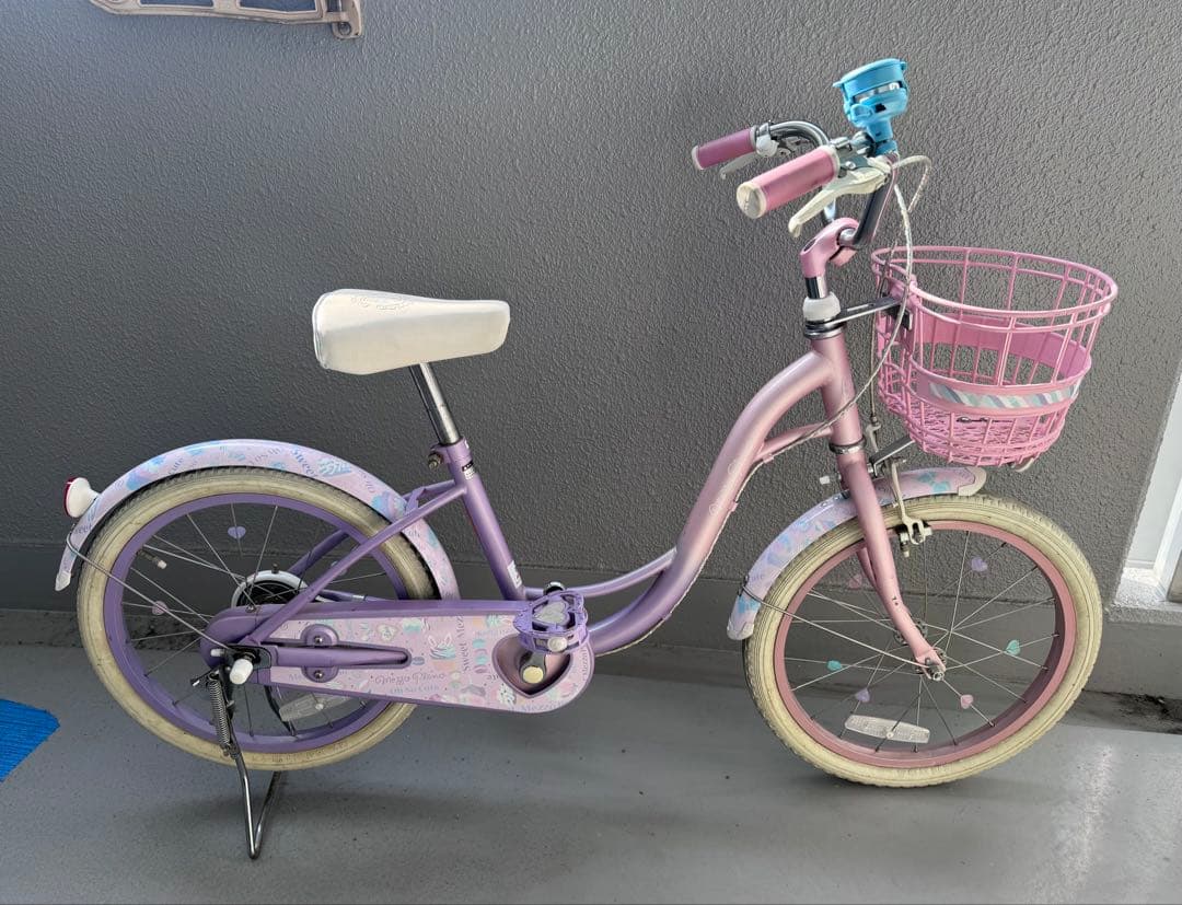 メゾピアノ　幼児用自転車 18インチ　大阪市内引き取り限定