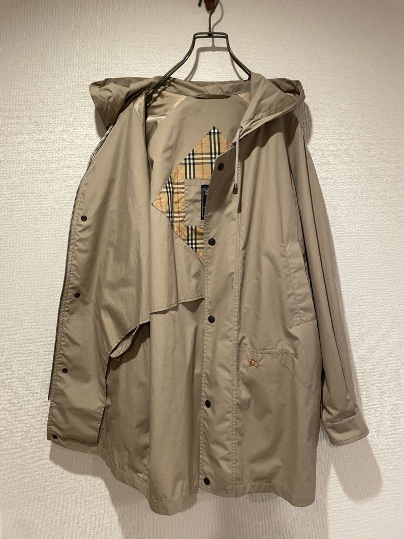 イングランド製 Vintage BURBERRY フーデッド コート