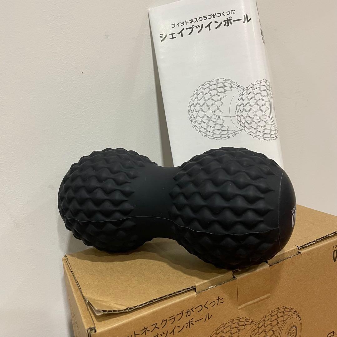 美品 シェイプツインボール スタイリーボール オアシス 東急スポーツ ブラック