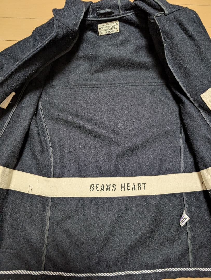 BEAMS ダッフルコート Mサイズ ネイビー