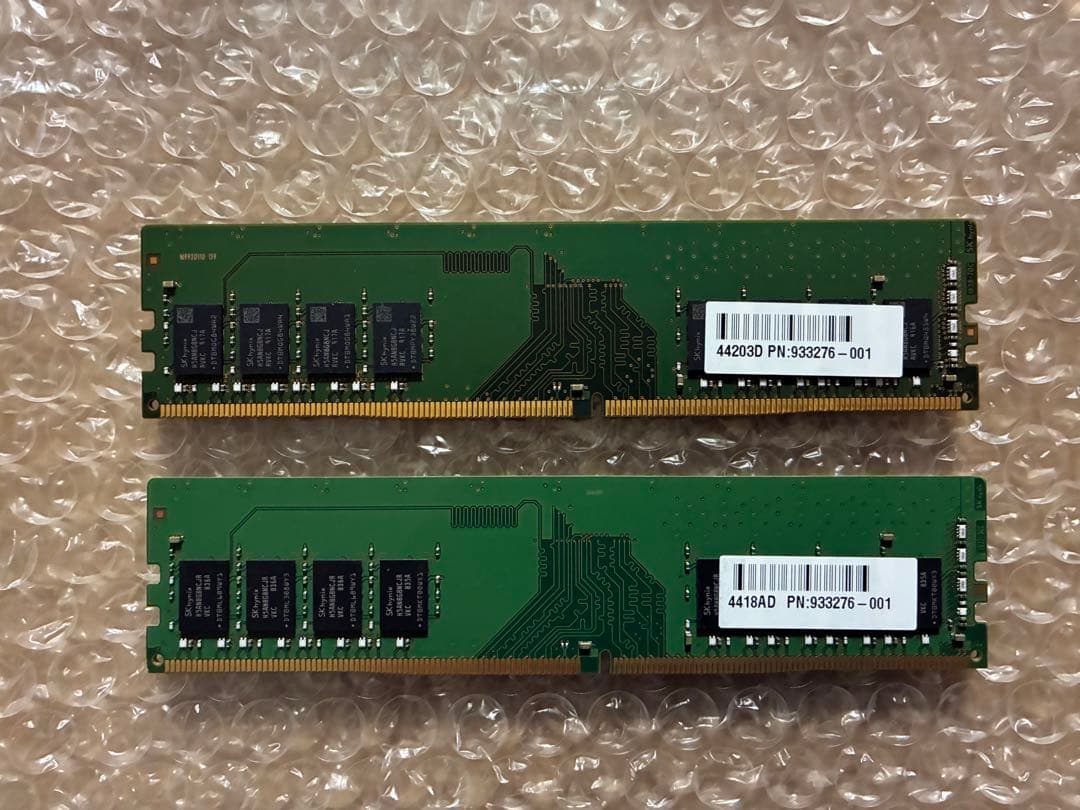 SKhynix PC4-2666V 16GB（8GB×2）