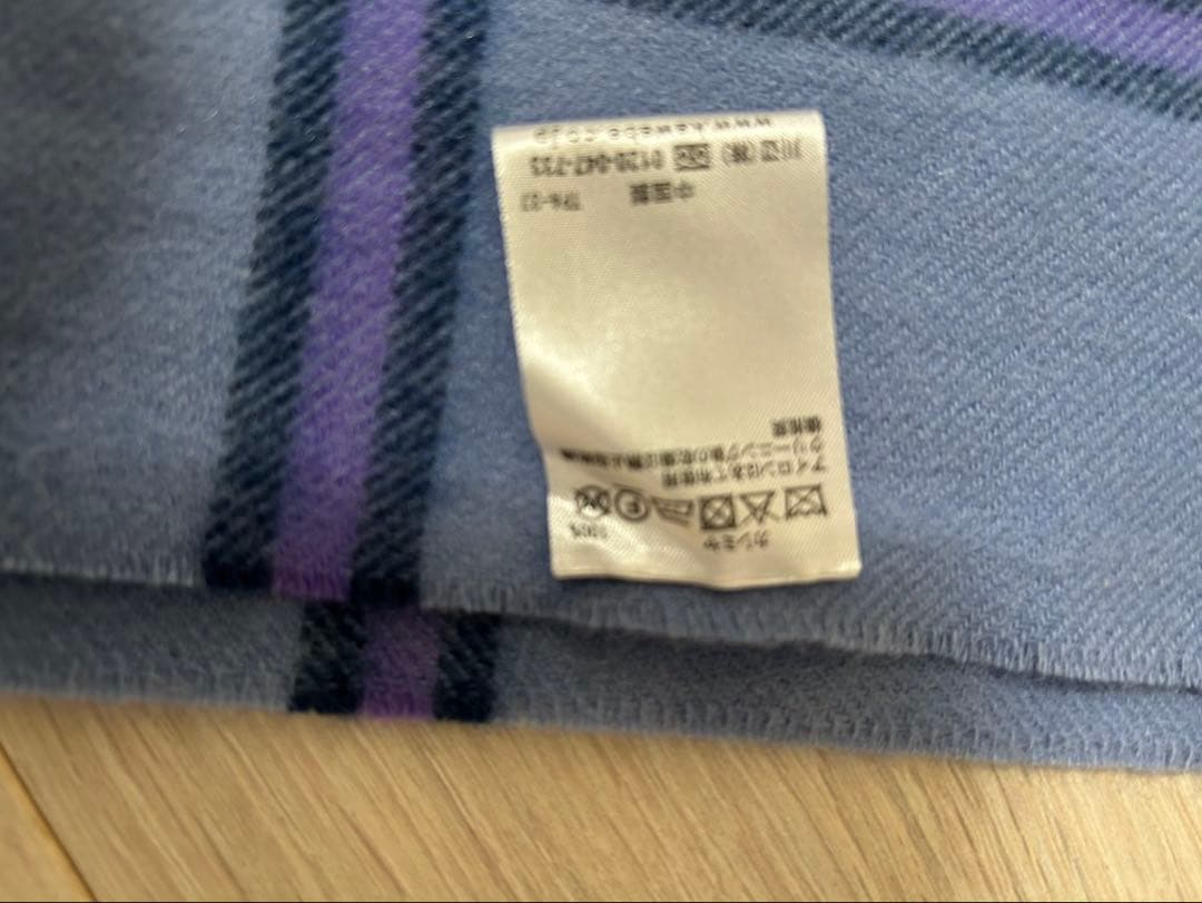 （美品）ハウスオブロータス　カシミア100%大判ストール