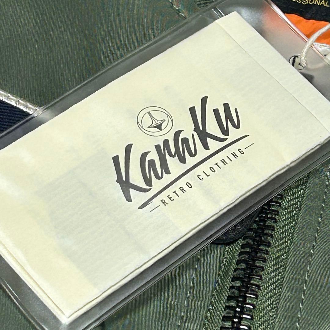 未使用　タグ付き　karaku VIP CLUB フライトジャケット　M-L