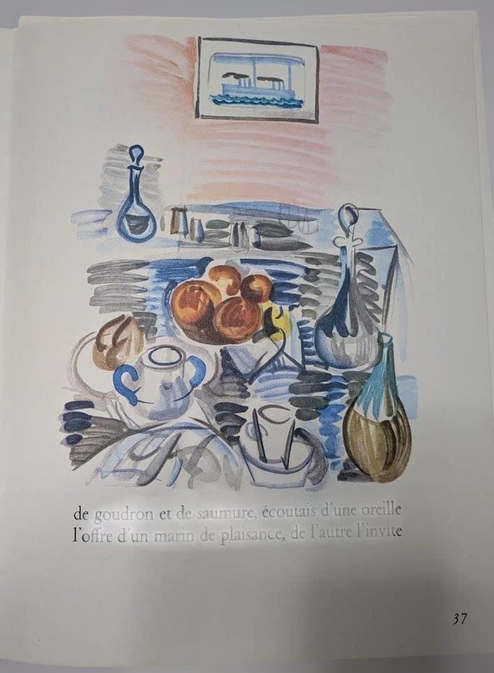 ★ラウル・デュフィ 挿画本 ポートフォリオ★挿画 24点＋スイート★1956年★