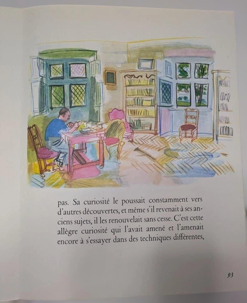 ★ラウル・デュフィ 挿画本 ポートフォリオ★挿画 24点＋スイート★1956年★