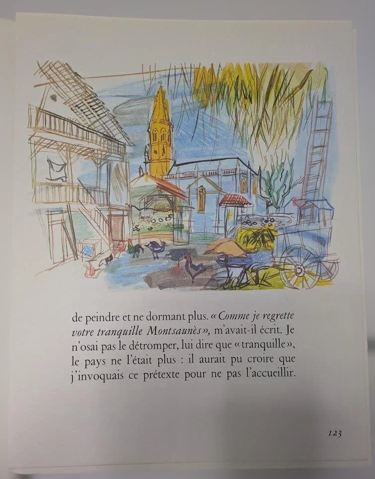 ★ラウル・デュフィ 挿画本 ポートフォリオ★挿画 24点＋スイート★1956年★