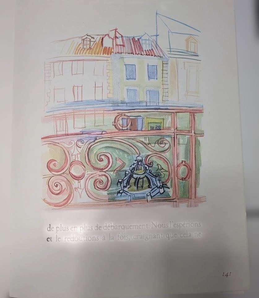 ★ラウル・デュフィ 挿画本 ポートフォリオ★挿画 24点＋スイート★1956年★