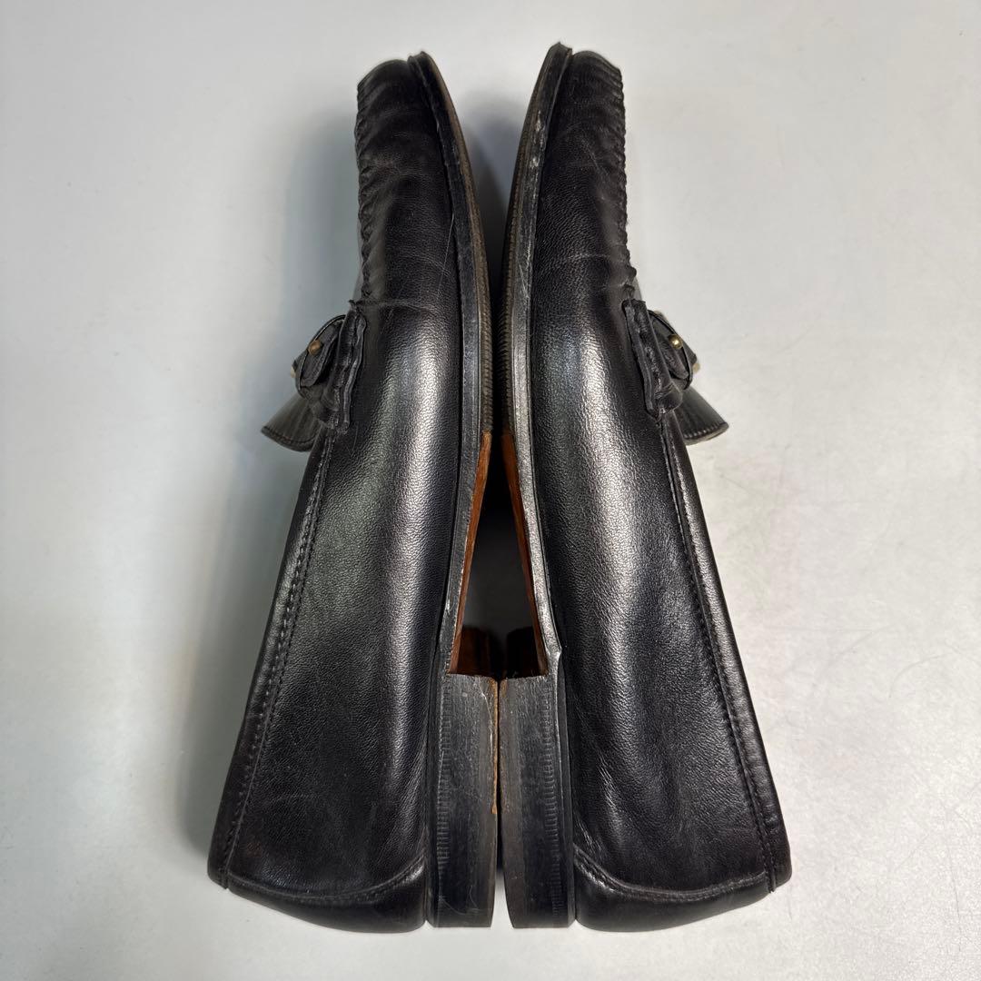 SALVATORE FERRAGAMO メンズモカシン 7 1/2 黒