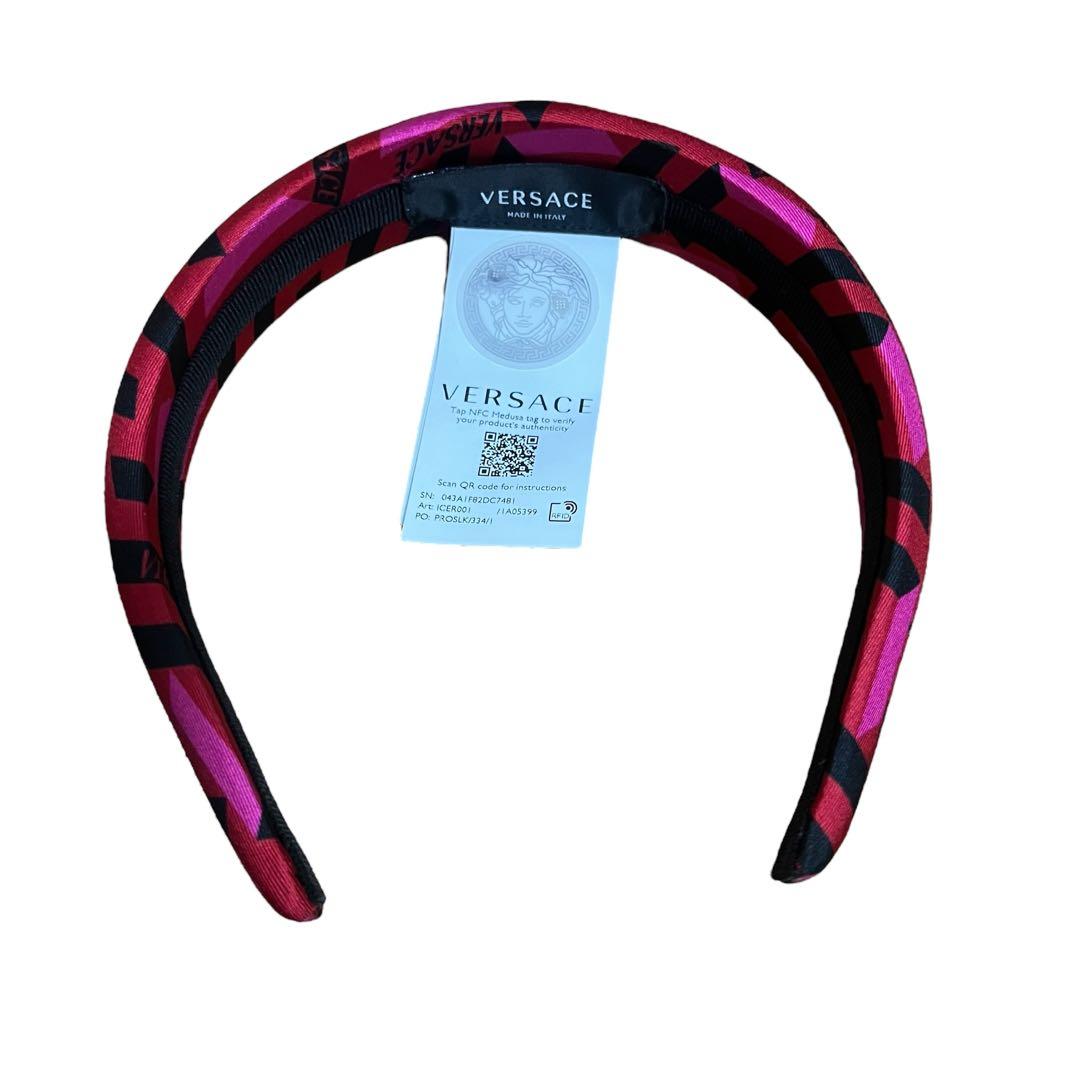 未使用 VERSACE ヘアバンド カチューシャ RFID