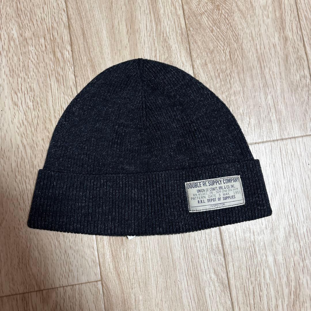 RRL リブニット コットン ウォッチ キャップ 新品未使用