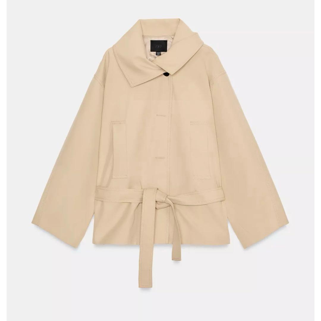 ZARA ショートトレンチコート
