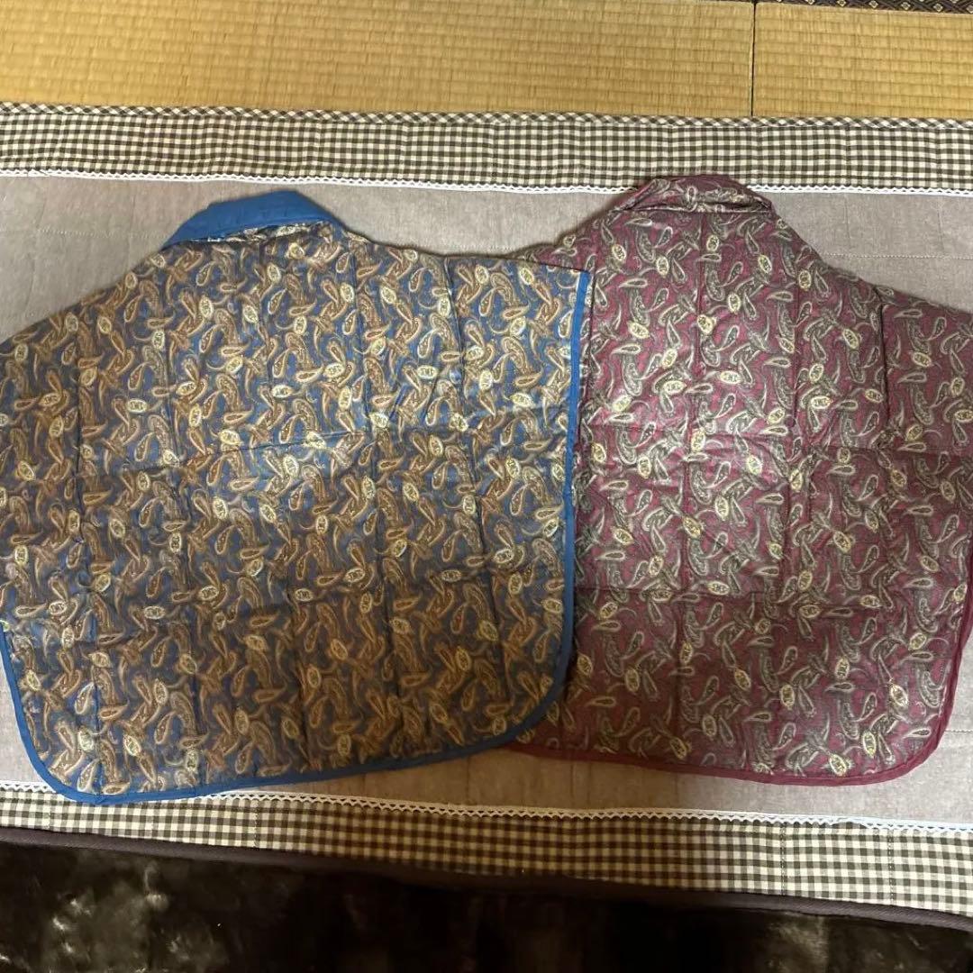新品未使用セリーヌ羽毛ダウン肩がけ男女兼用2枚セット