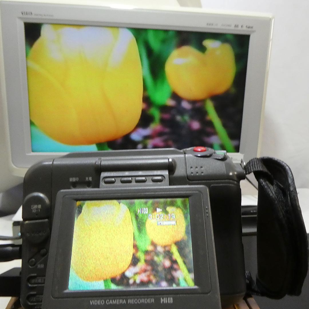 ソニーCCD-SC55【動作良好】VideoHi8ビデオカメラ　ダビングに最適