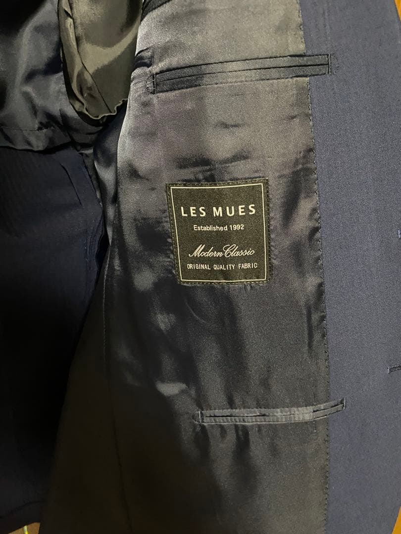 LES MUES ネイビー モダンクラシックスーツAB6 未使用