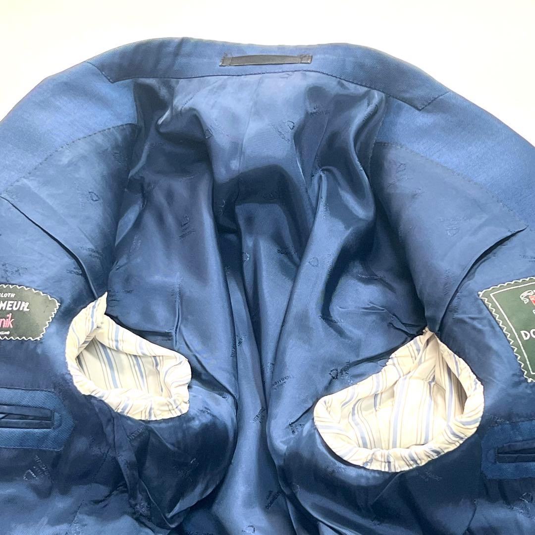 ドーメル アイコニック　DORMEUIL iconik　スーツセットアップ　青