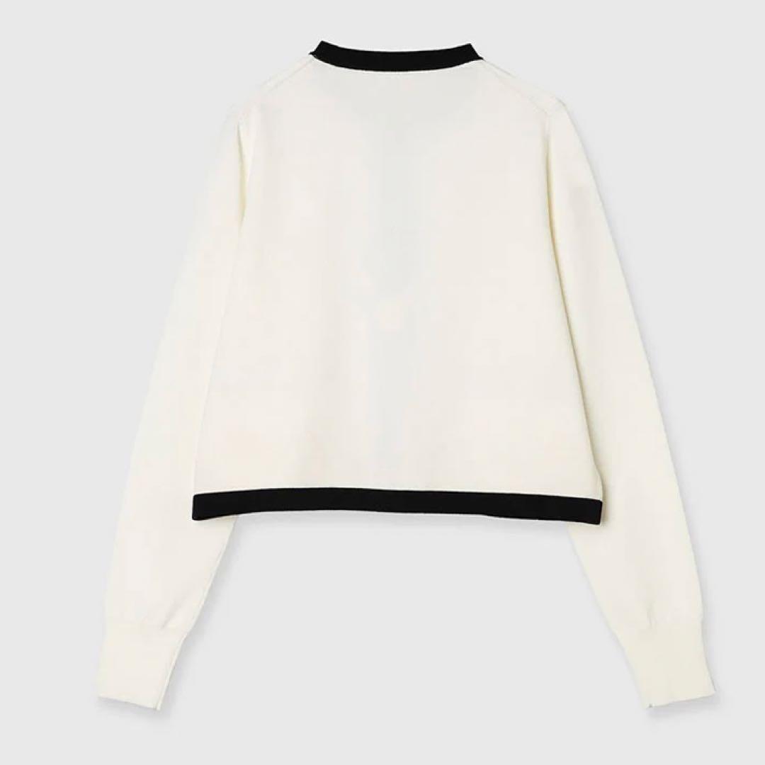 新品タグ付 ánuans アニュアンス バイカラープルオーバー IVORY F