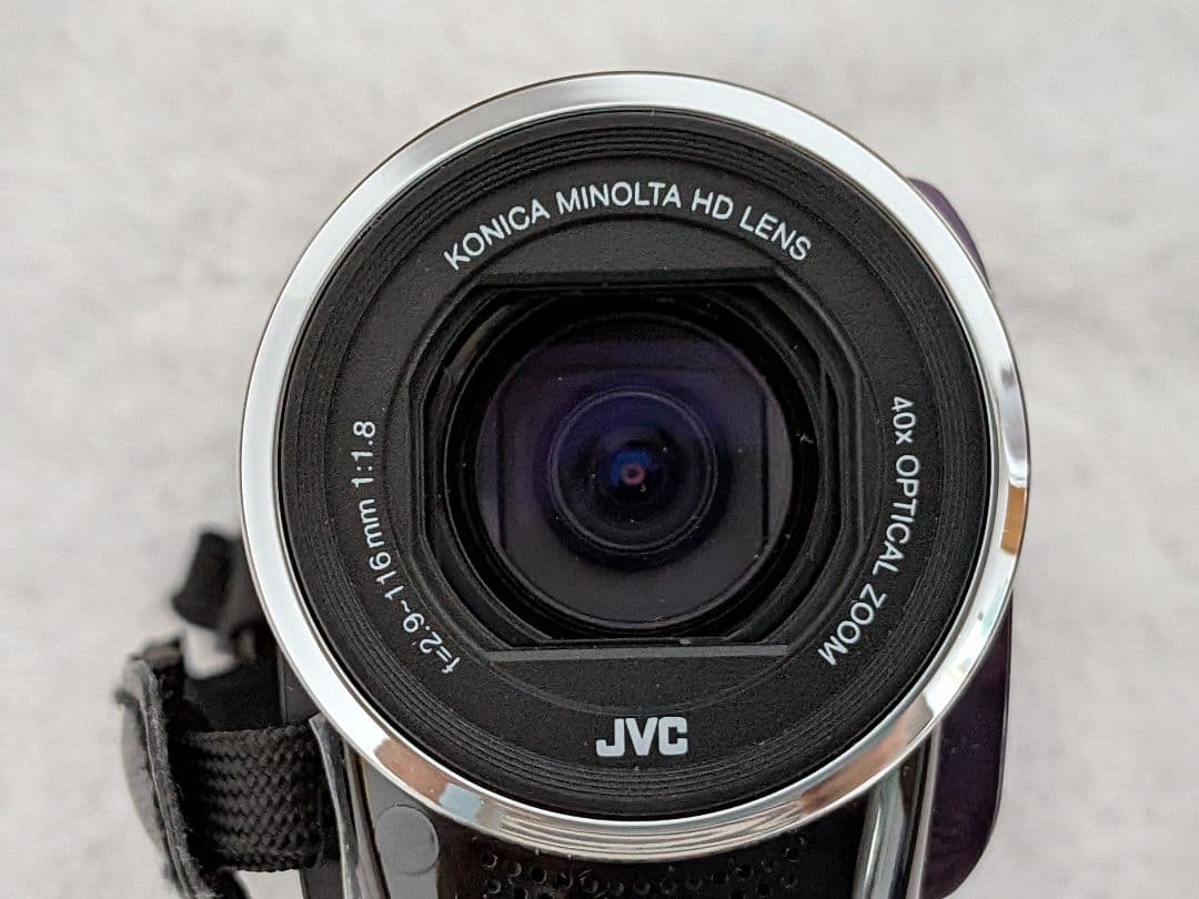見て見て、超美品　JVC FULL HD ビデオカメラ 40倍光学ズーム