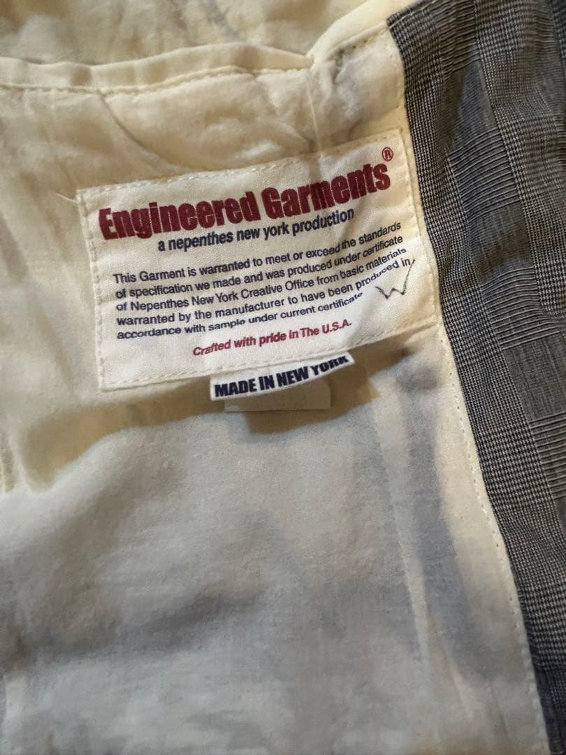 Engineered Garments グレー テーラードジャケット XS