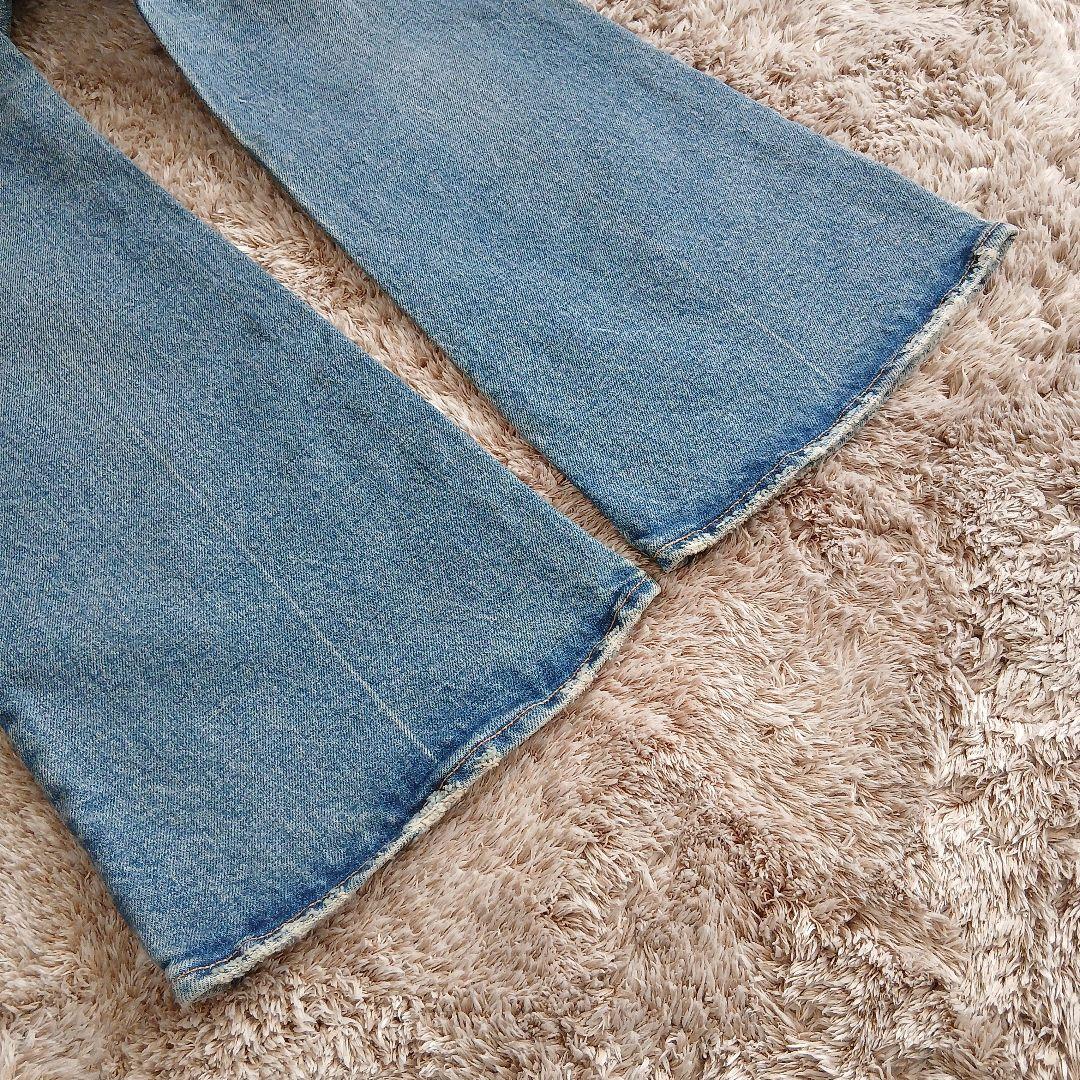 完売品　マウジー MVS FLARE デニムパンツ 23 フレア　moussy