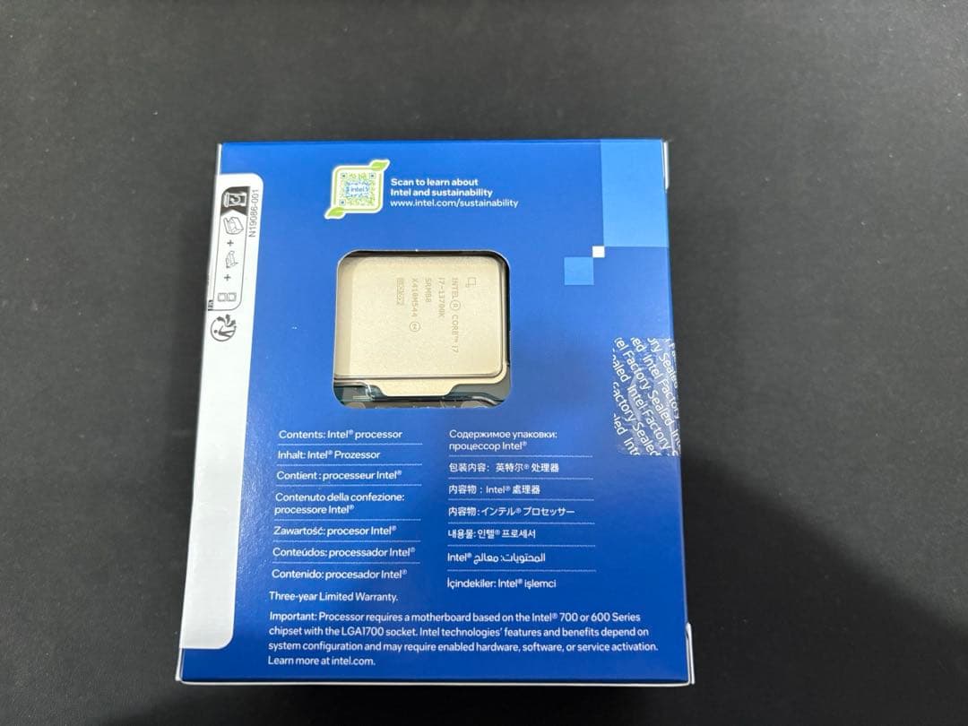 Intel Core i7-13700K 交換品