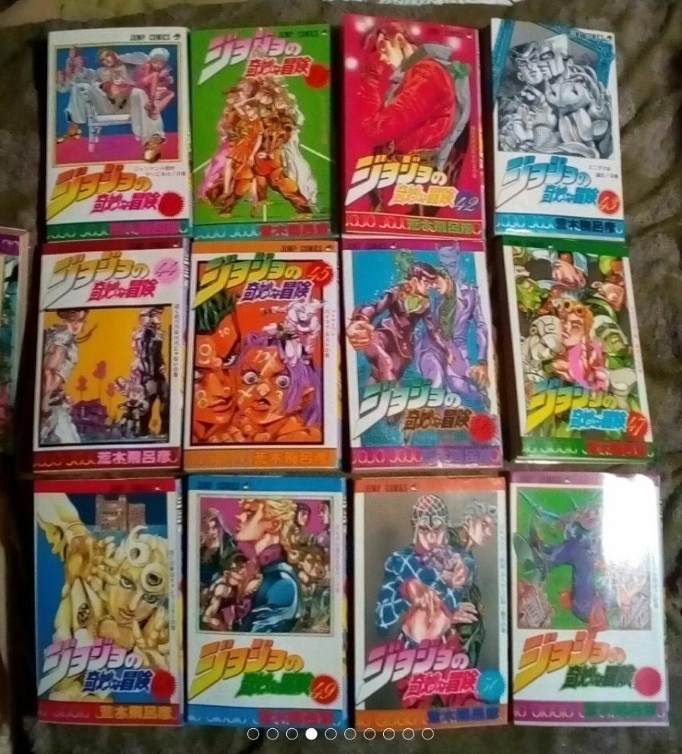 漫画ジョジョの奇妙な冒険28-63巻セット大人気漫画中古状態まあまあ荒木飛呂彦